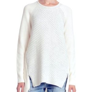 Rebecca Taylor Oversized Side Zip Sweater